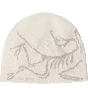 Arc'teryx White and Gray Beanie